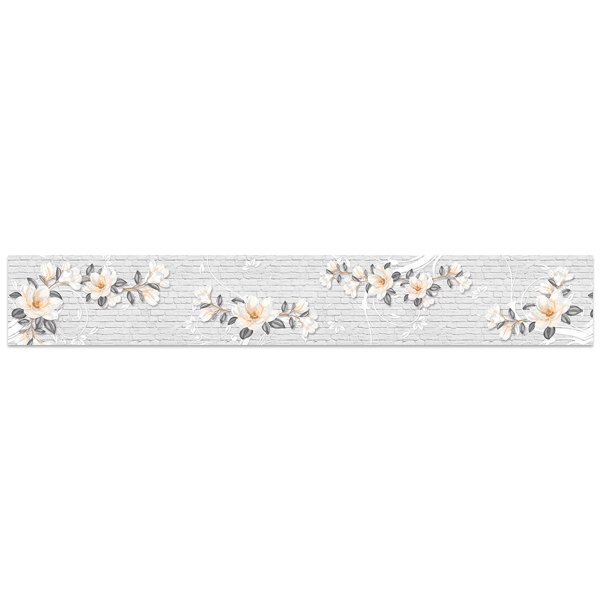 Wall Stickers: Clamp on white brick background