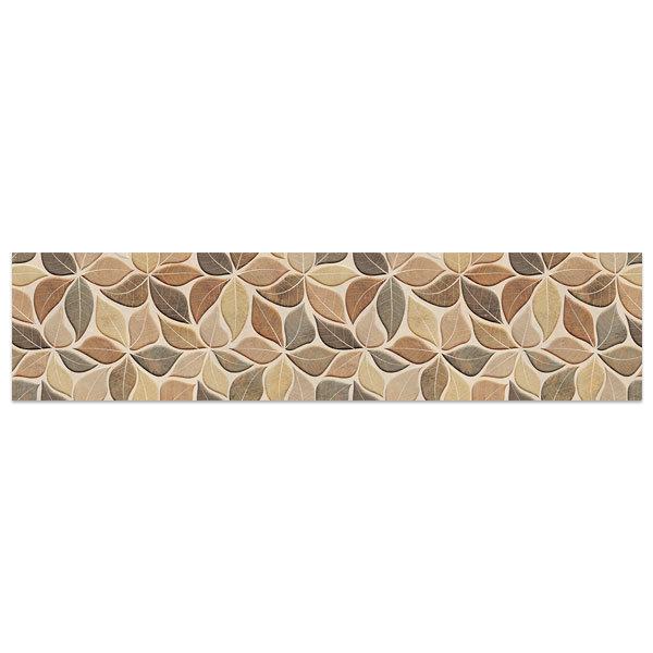 Wall Stickers: Tapestry brown leaves