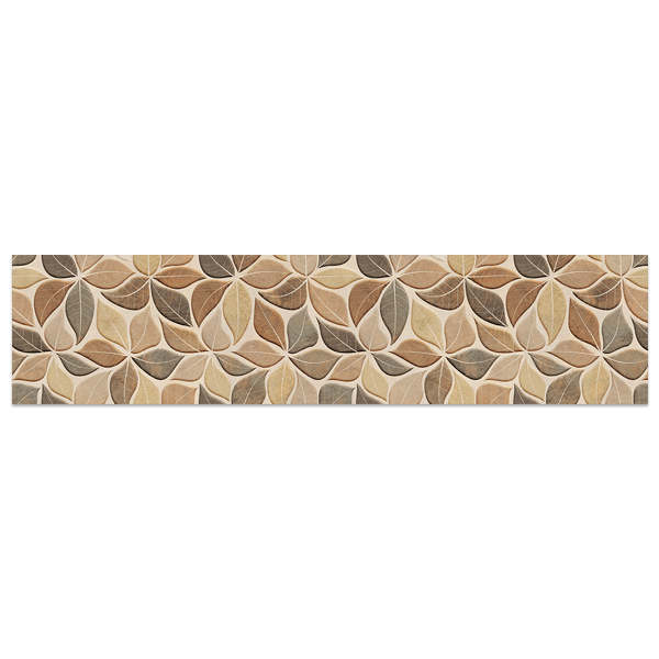 Wall Stickers: Tapestry brown leaves