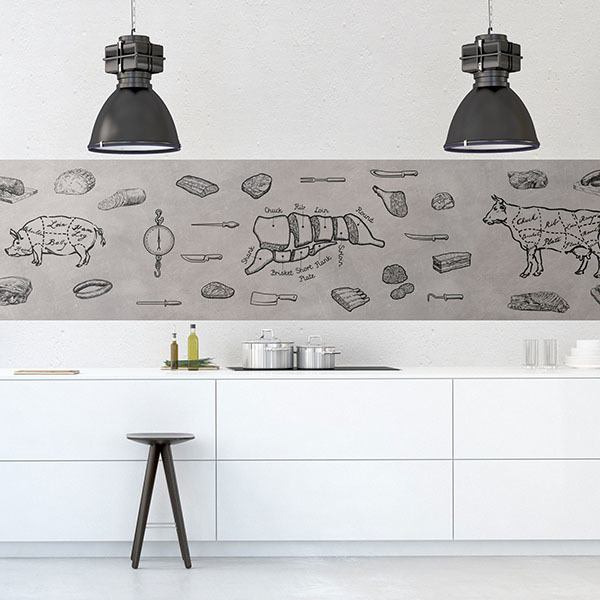 Wall Stickers: Butchering