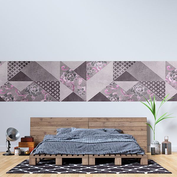 Wall Stickers: Mauve composition