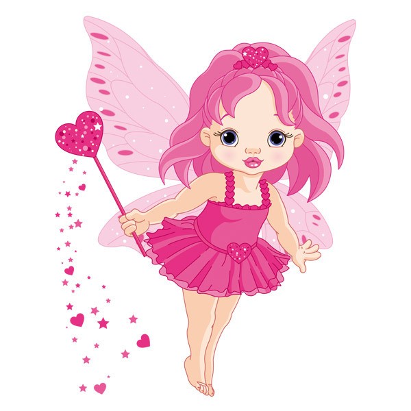 Stickers for Kids: Little butterfly fairy