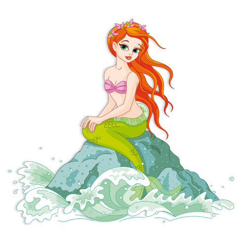 Stickers for Kids: Mermaid Ariel