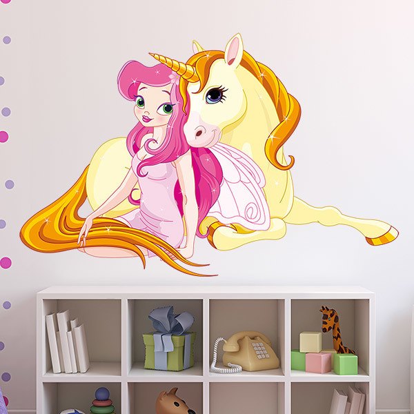 Stickers for Kids: Princess and Unicorn