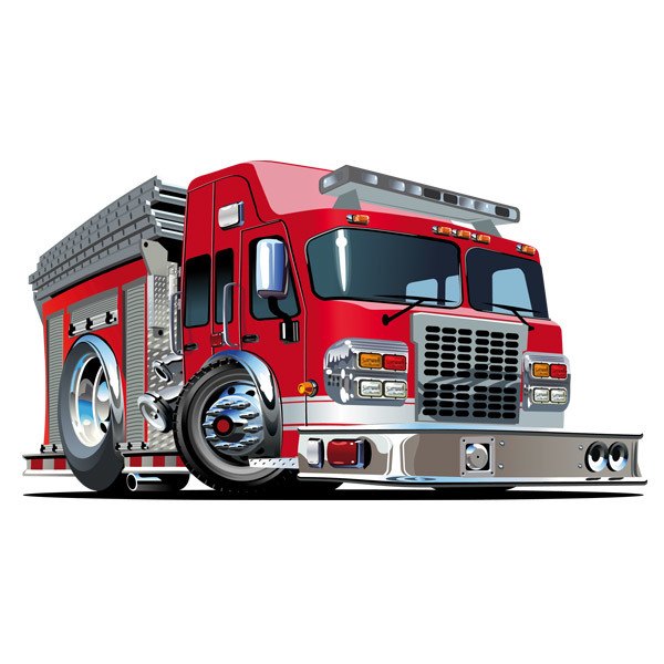 Stickers for Kids: Fire Truck Dispenser