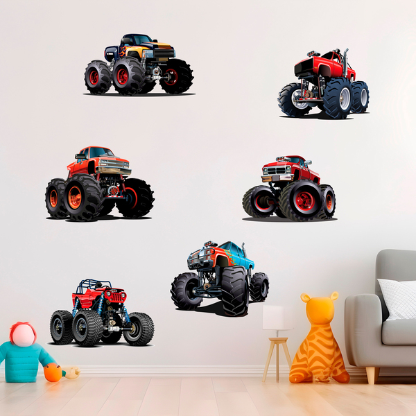 Stickers for Kids: Kit Monster Truck