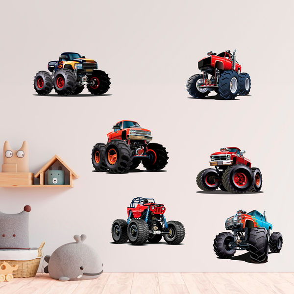 Stickers for Kids: Kit Monster Truck
