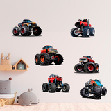 Stickers for Kids: Kit Monster Truck 4