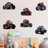 Stickers for Kids: Kit Monster Truck 5