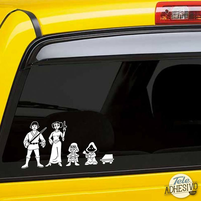 Car & Motorbike Stickers: Father Luke Skywalker