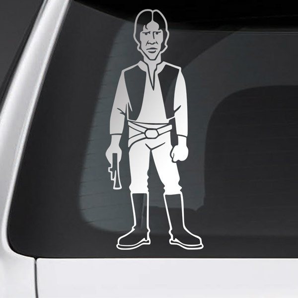 Car & Motorbike Stickers: Father Han Solo