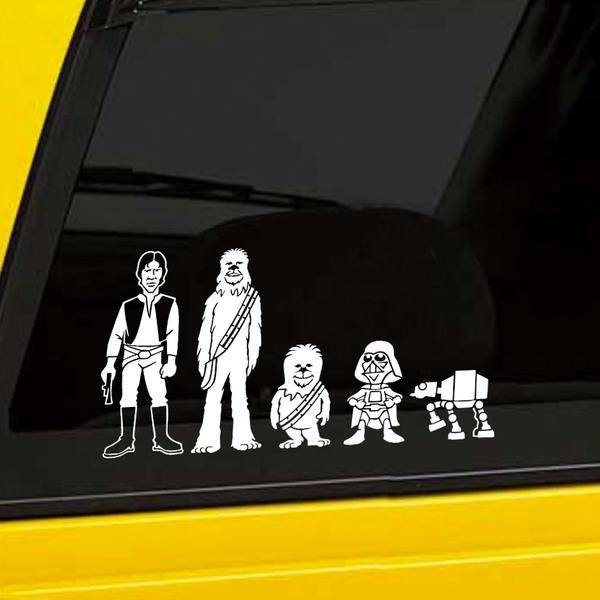 Car & Motorbike Stickers: Father Chewbacca