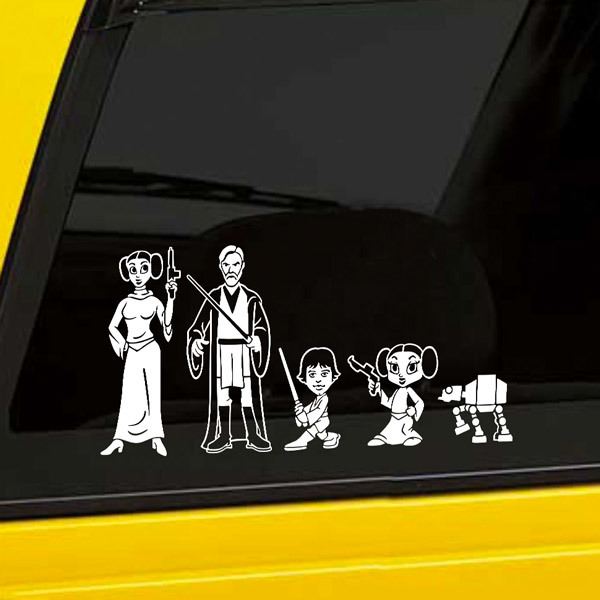 Car & Motorbike Stickers: Father Obi Wan Kenobi