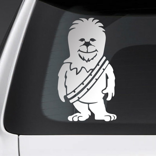 Car & Motorbike Stickers: Child son Chewbacca