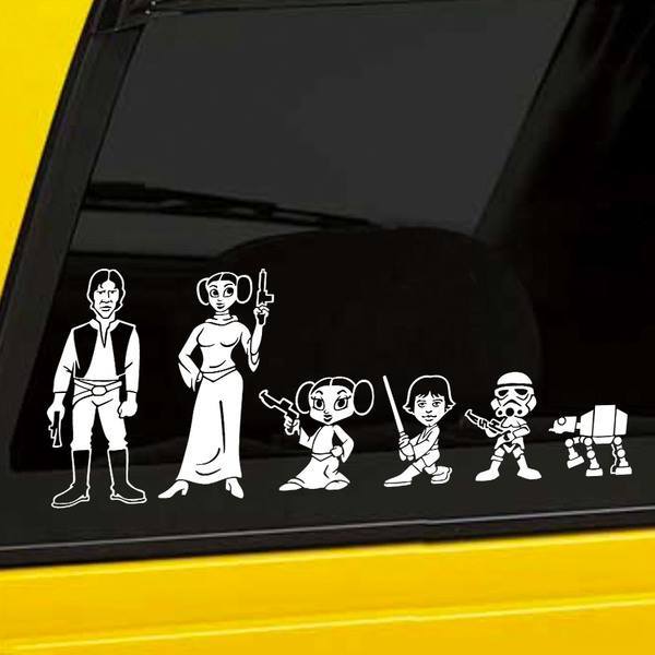 Car & Motorbike Stickers: Child son Luke Skywalker