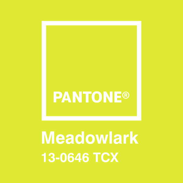 Wall Stickers: Pantone Meadowlark