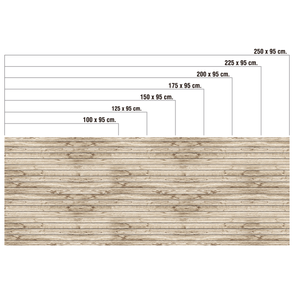 Wall Stickers: Rustic wood