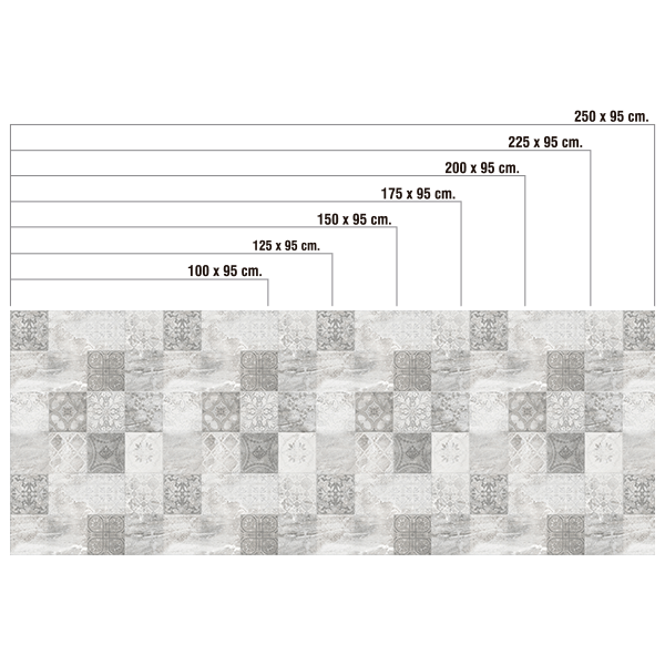 Wall Stickers: Grey tiles 0
