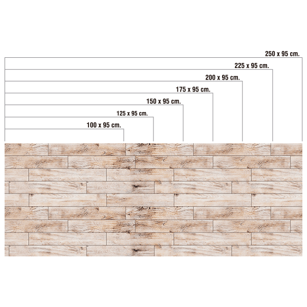 Wall Stickers: Aged parquet