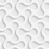 Wall Stickers: Abstract shapes in white 3