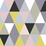 Wall Stickers: Triangles in soft tones 3