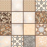 Wall Stickers: Tiles in orange tones 3
