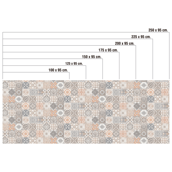 Wall Stickers: Tiles with a lot of detail 0