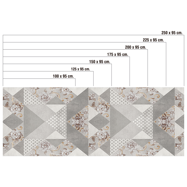 Wall Stickers: Floral Mosaic