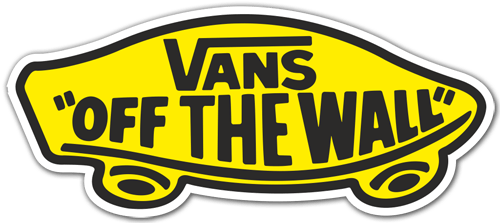 vans off the wall logo yellow 