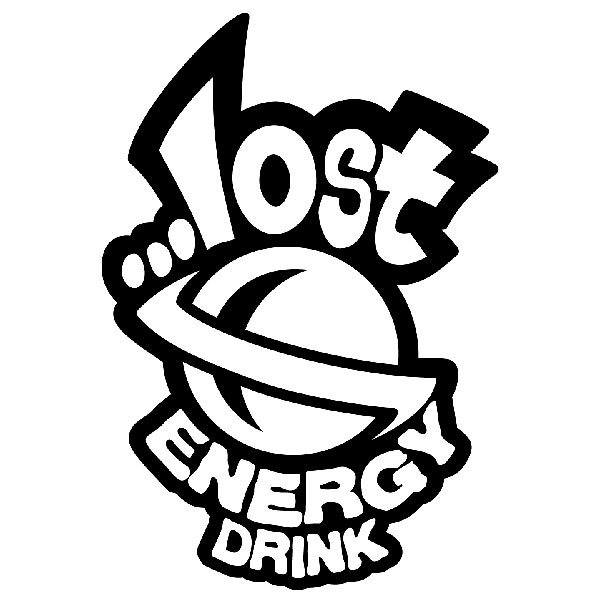 Car & Motorbike Stickers: Lost Energy Drink