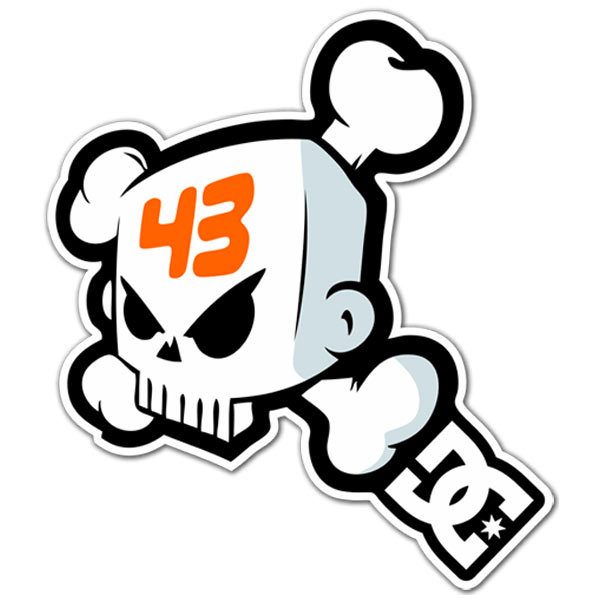 Car & Motorbike Stickers: Ken Block 43 Skull