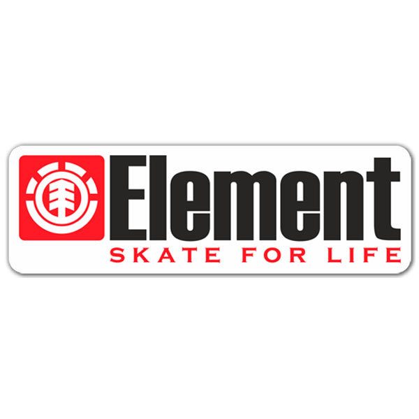 Car & Motorbike Stickers: Element skate for life