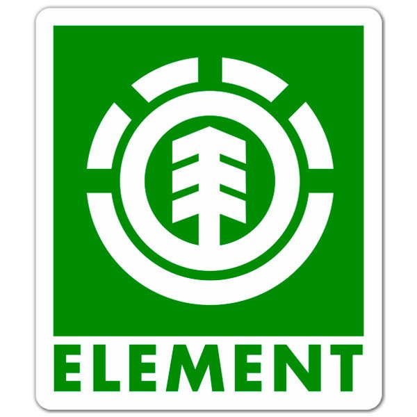 Car & Motorbike Stickers: Element green
