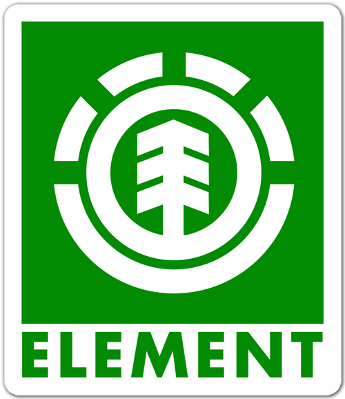 Car & Motorbike Stickers: Element green