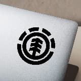 Car & Motorbike Stickers: Stylized Element Logo 2