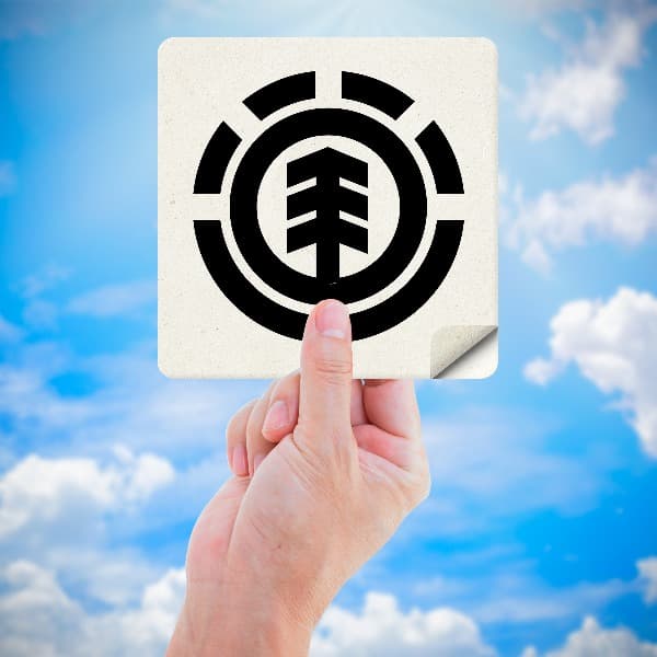 Car & Motorbike Stickers: Stylized Element Logo