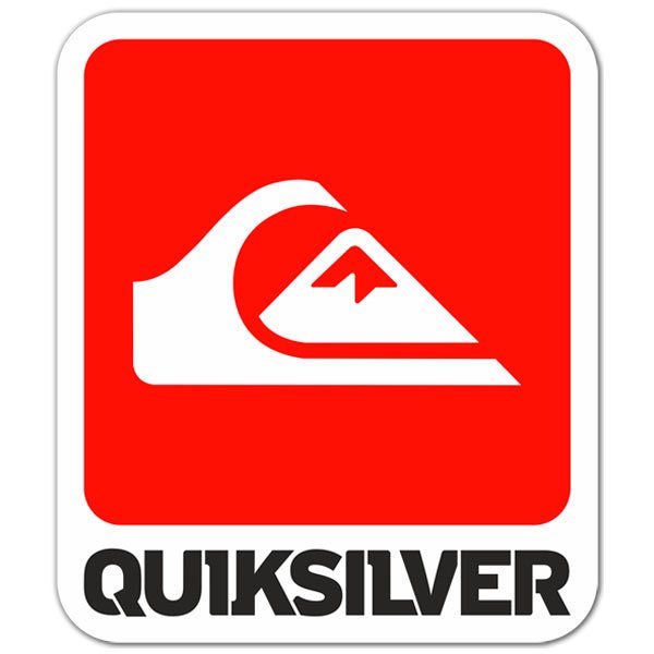 Car & Motorbike Stickers: Quiksilver Wave and Mountain