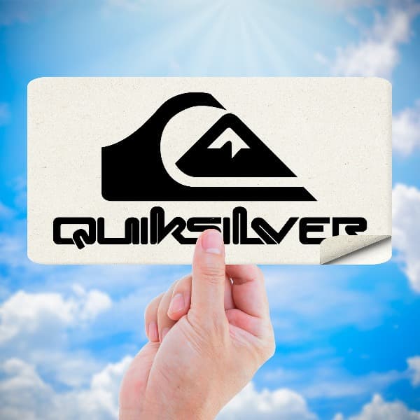 Car & Motorbike Stickers: Quiksilver logo with letters