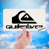 Car & Motorbike Stickers: Quiksilver logo with letters 4