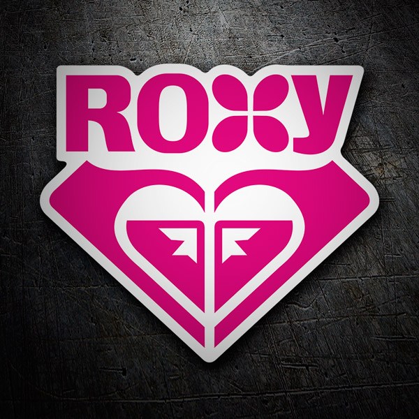 Car & Motorbike Stickers: Roxy pink 1