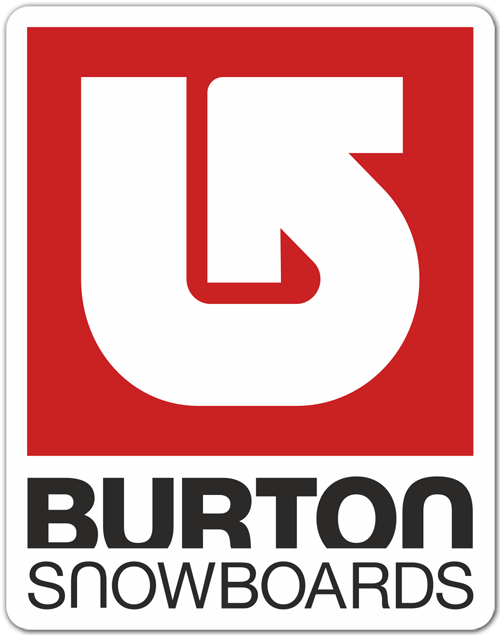 Car & Motorbike Stickers: Burton Logo Snowboards