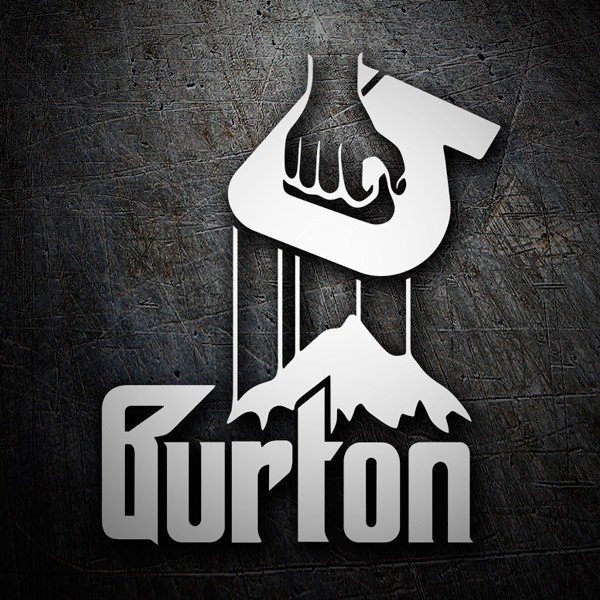 Car & Motorbike Stickers: Burton Godfather