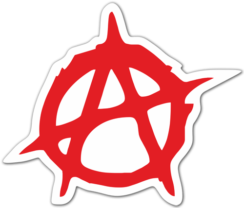 Car & Motorbike Stickers: Anarchy