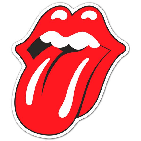 Car & Motorbike Stickers: The Rolling Stones color