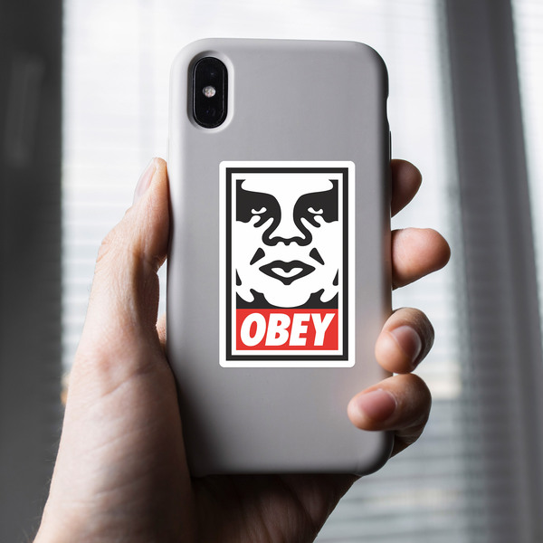 Car & Motorbike Stickers: Obey