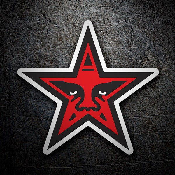 Car & Motorbike Stickers: Obey Star