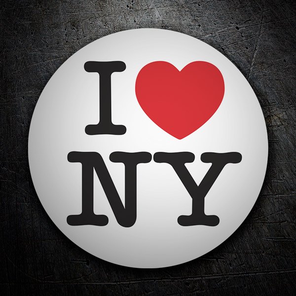 Car & Motorbike Stickers: I Love NY