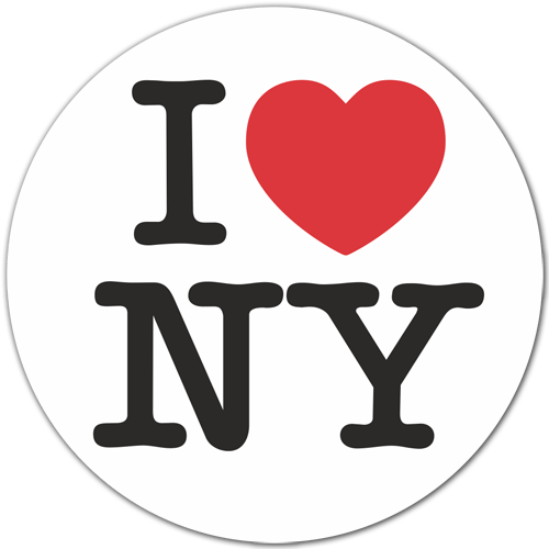 Car & Motorbike Stickers: I Love NY