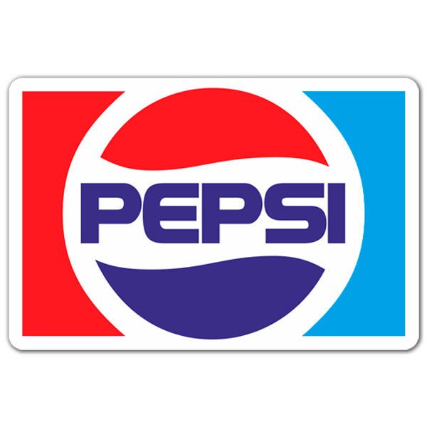 Car & Motorbike Stickers: Pepsi Logo 1973