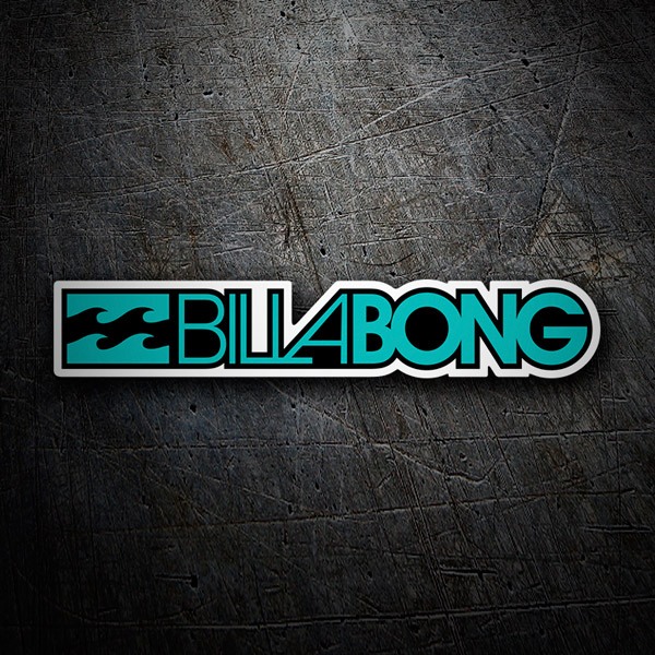 Car & Motorbike Stickers: Billabong turquoise